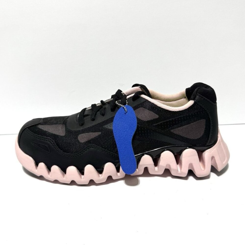 Reebok Womens Zig Pulse Work Sneaker Black Size 9 M